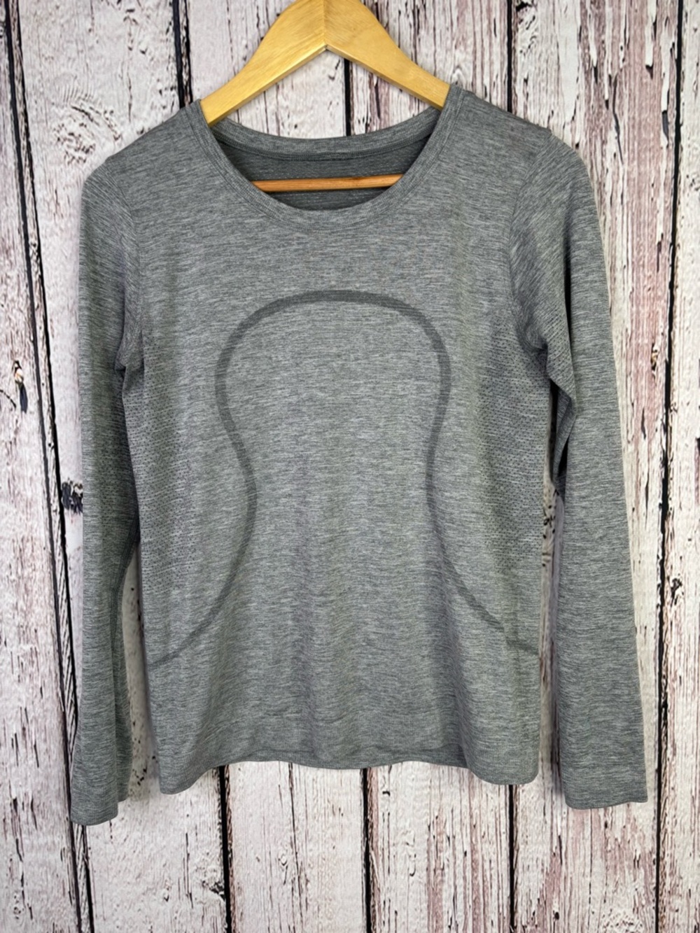 🍋Lululemon Swiftly Tech Long Sleeve (Breeze) Relaxed Fit Size 6 Heather Gray EUC